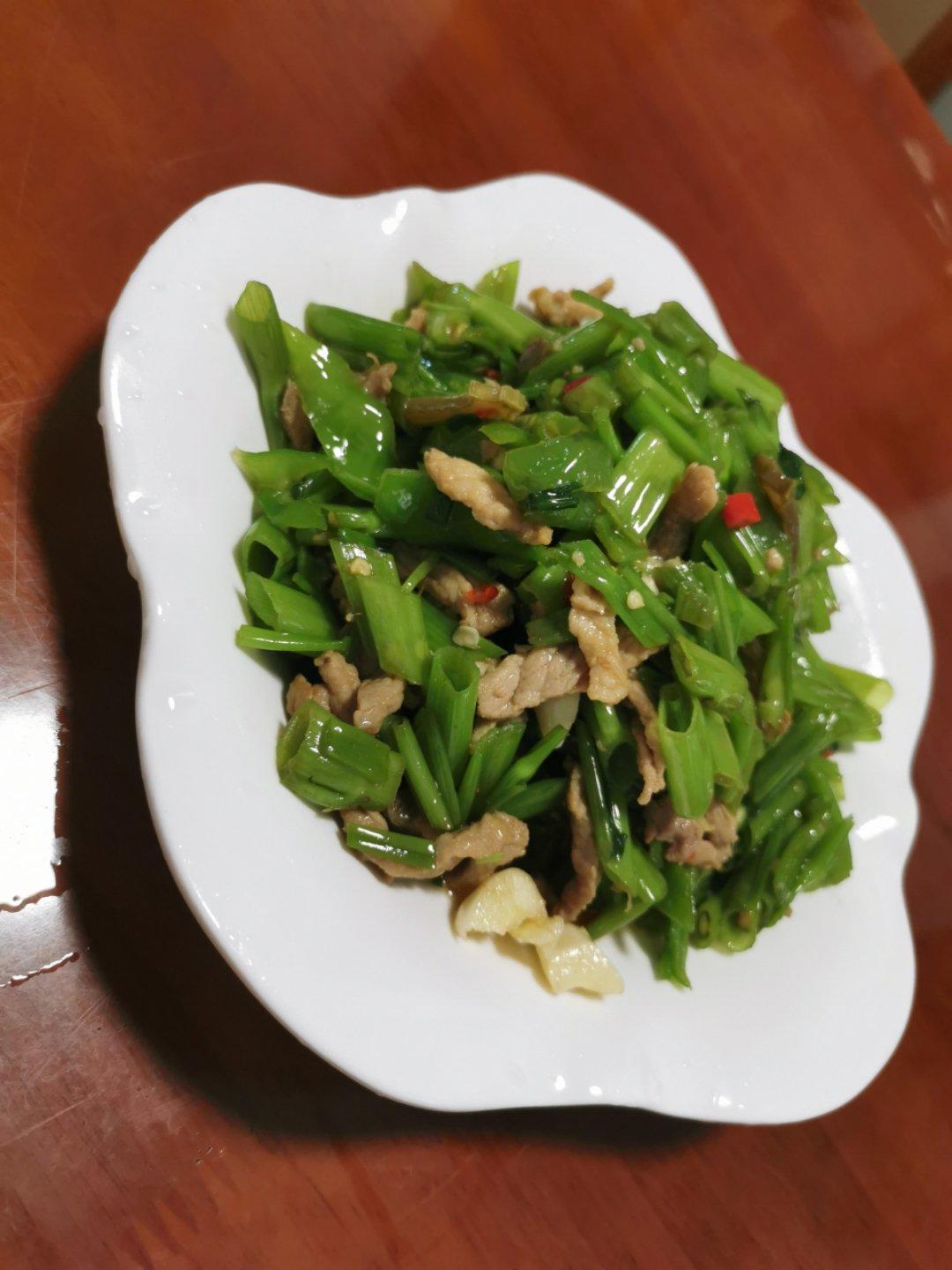 肉末空心菜