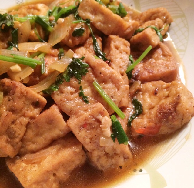 剁椒蚝油焖豆腐
