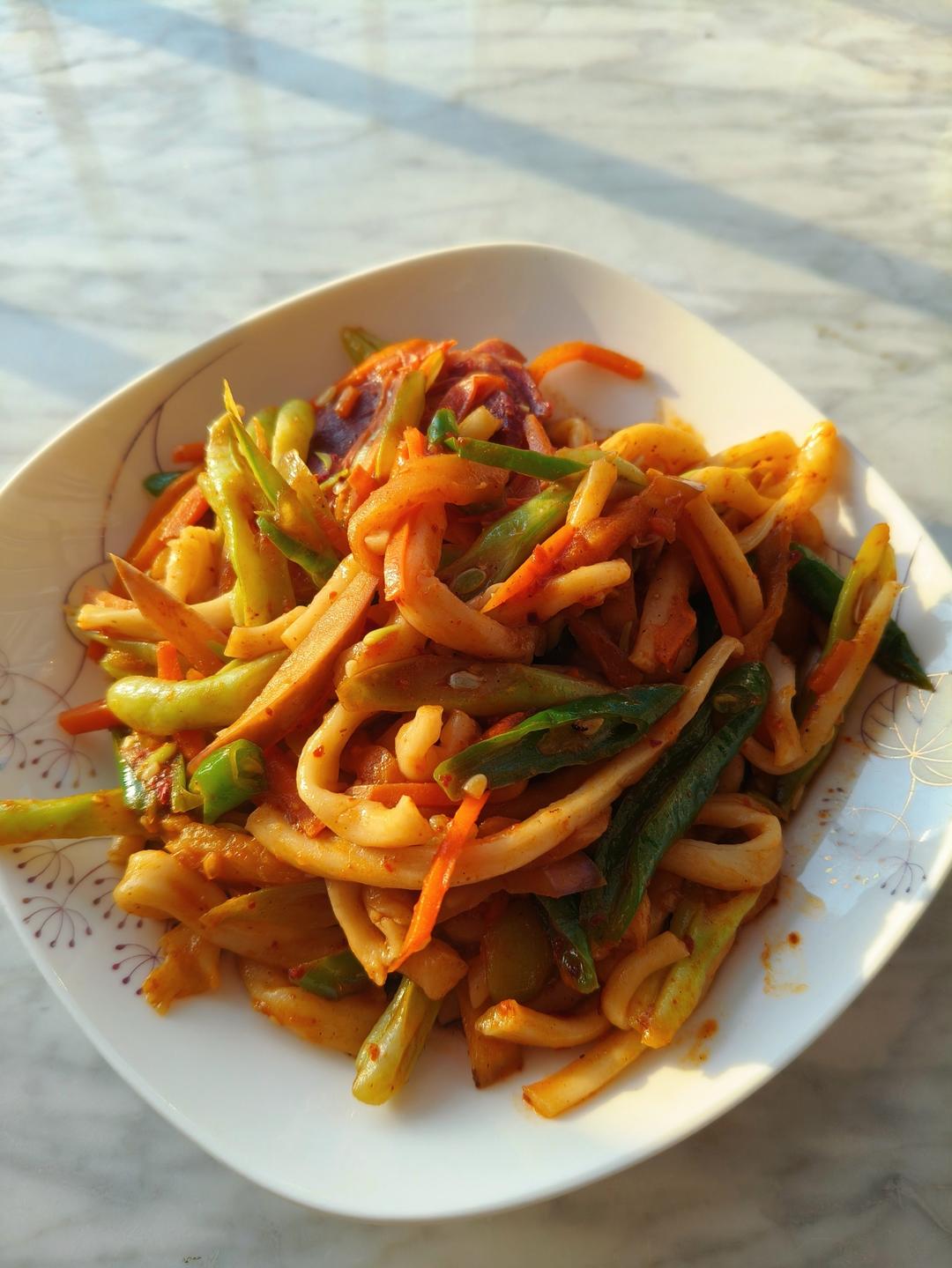 陕西美食之家常拉条子