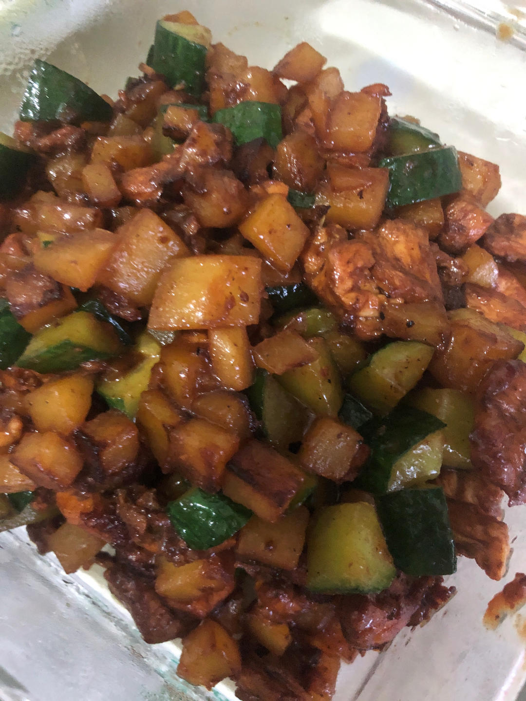 鸡胸肉炒土豆