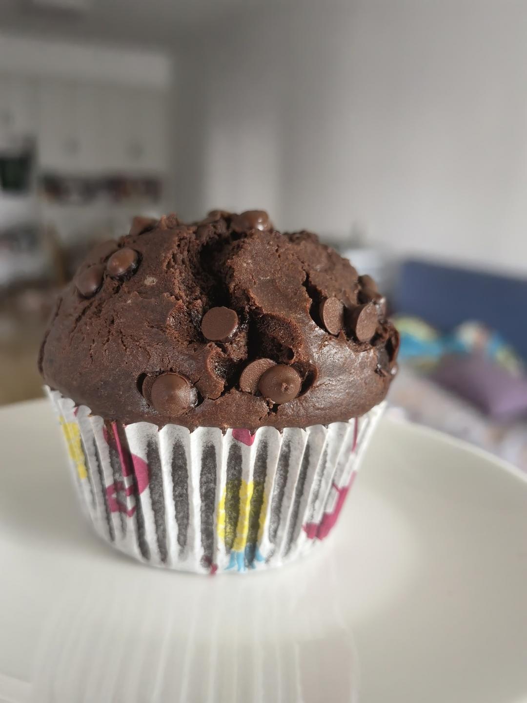 在家做巧克力蘑菇头麦芬蛋糕🍫