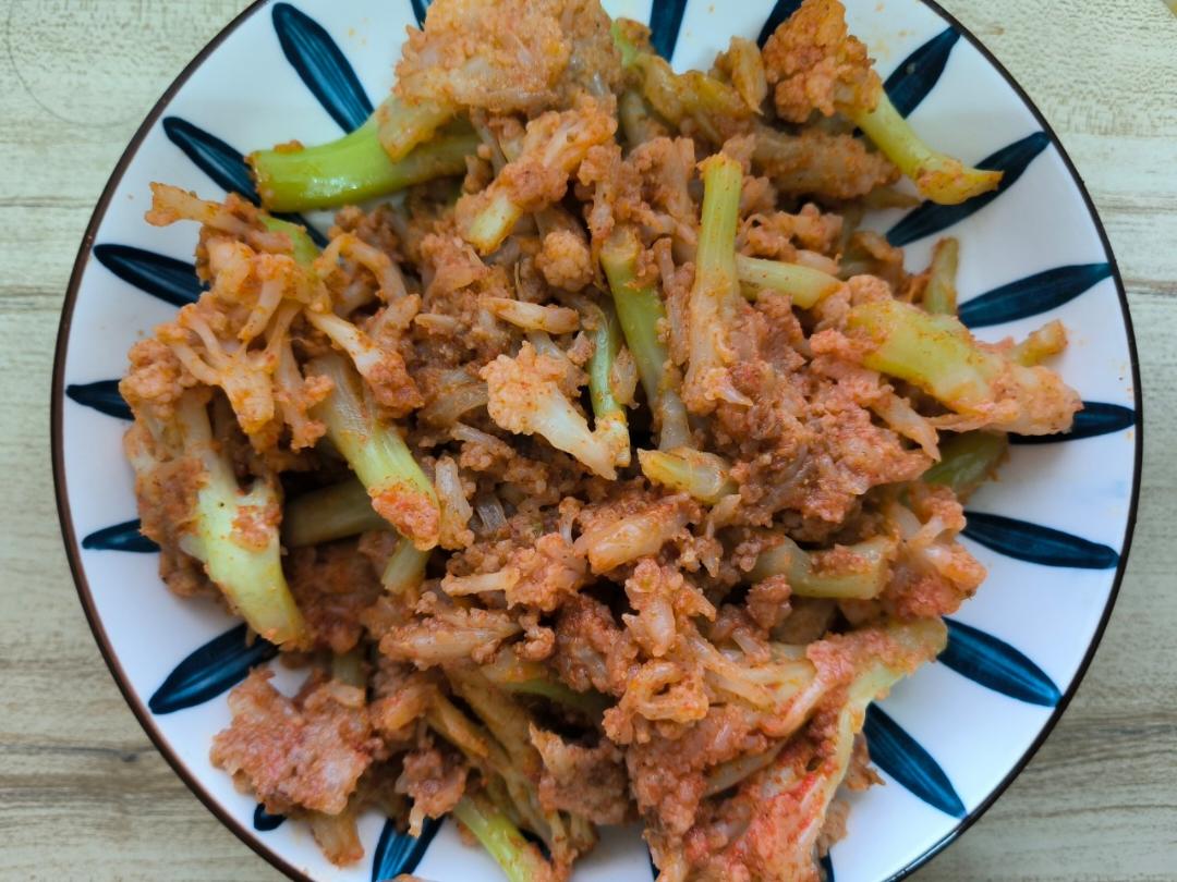 空气炸锅烤菜花