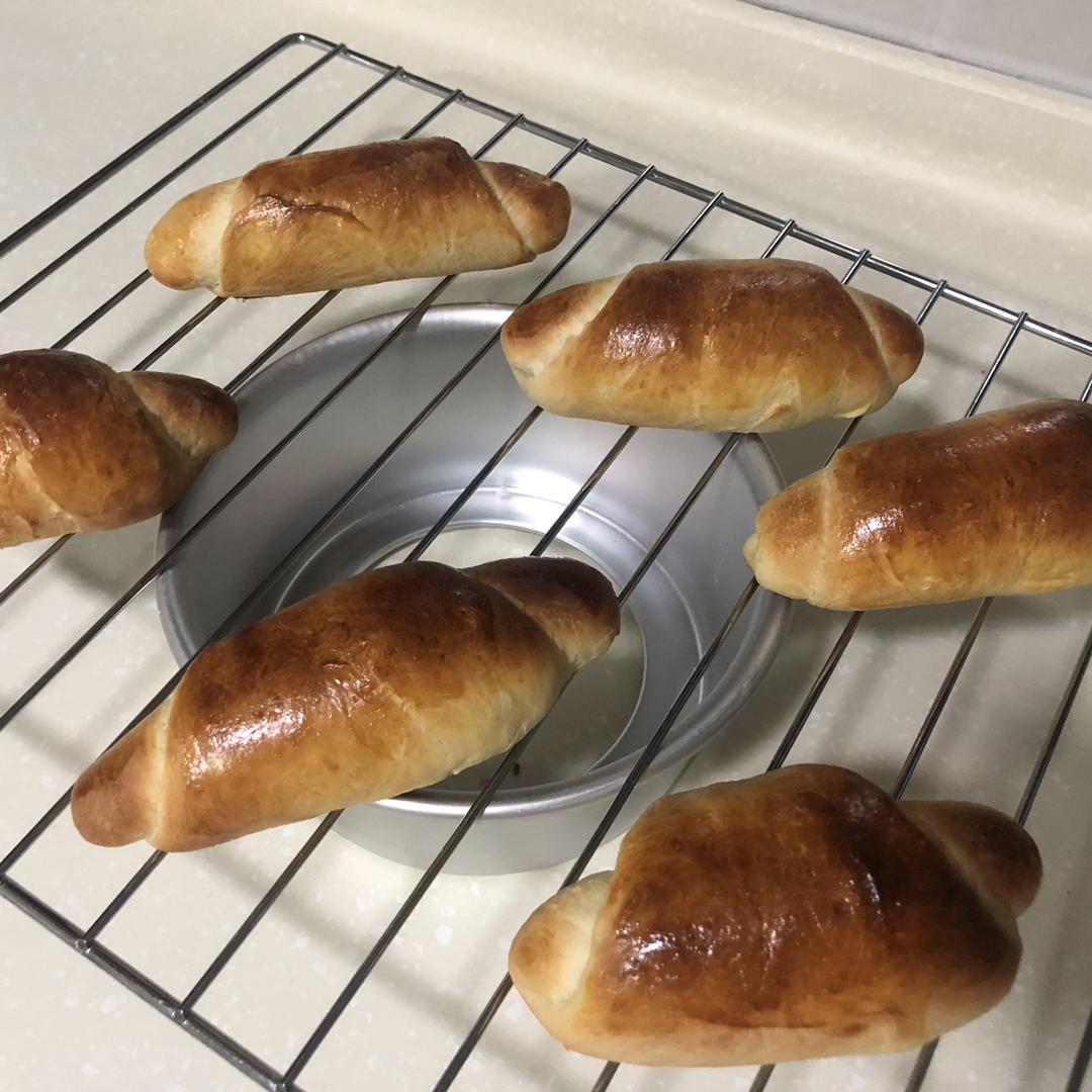 软趣味12做的新年第一烤:黄油面包卷儿