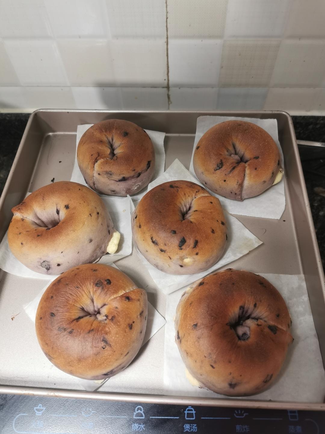 蓝莓🫐乳酪贝果🥯/步骤详细/简单好做