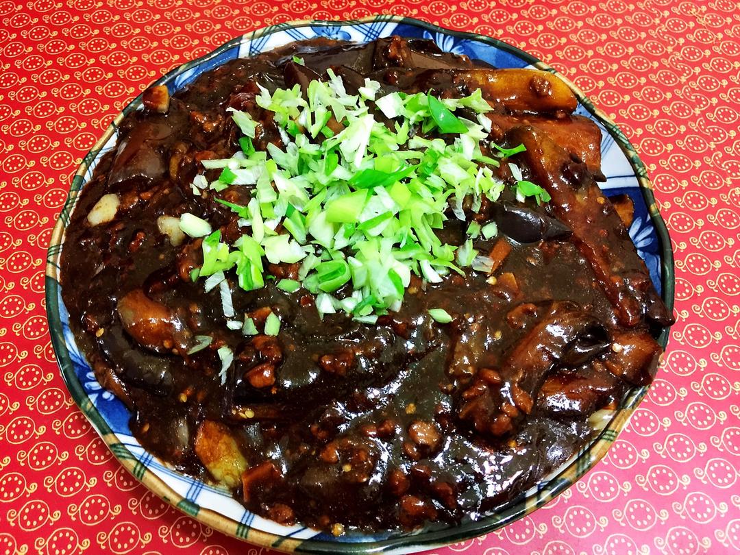 红烧肉沫茄子