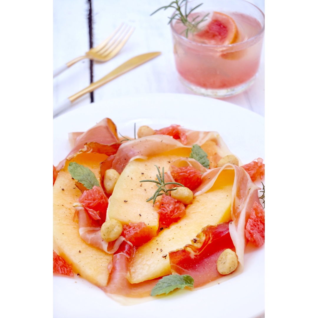 1c冰冰做的生火腿佐蜜瓜prosciuttocrudoconmelone