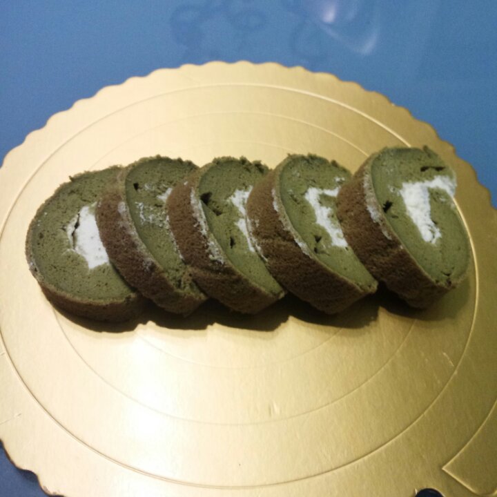 抹茶蜜豆蛋糕卷