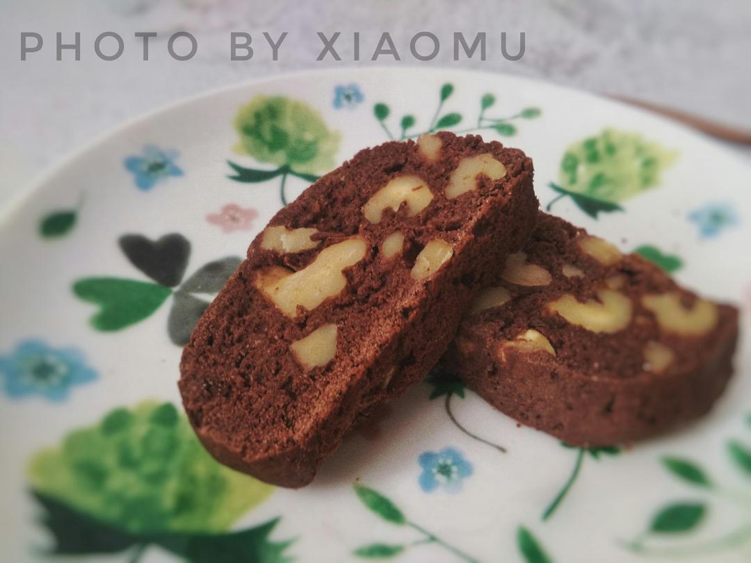 巧克力坚果意式脆饼