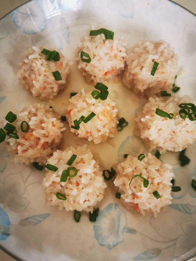 蒸糯米丸子