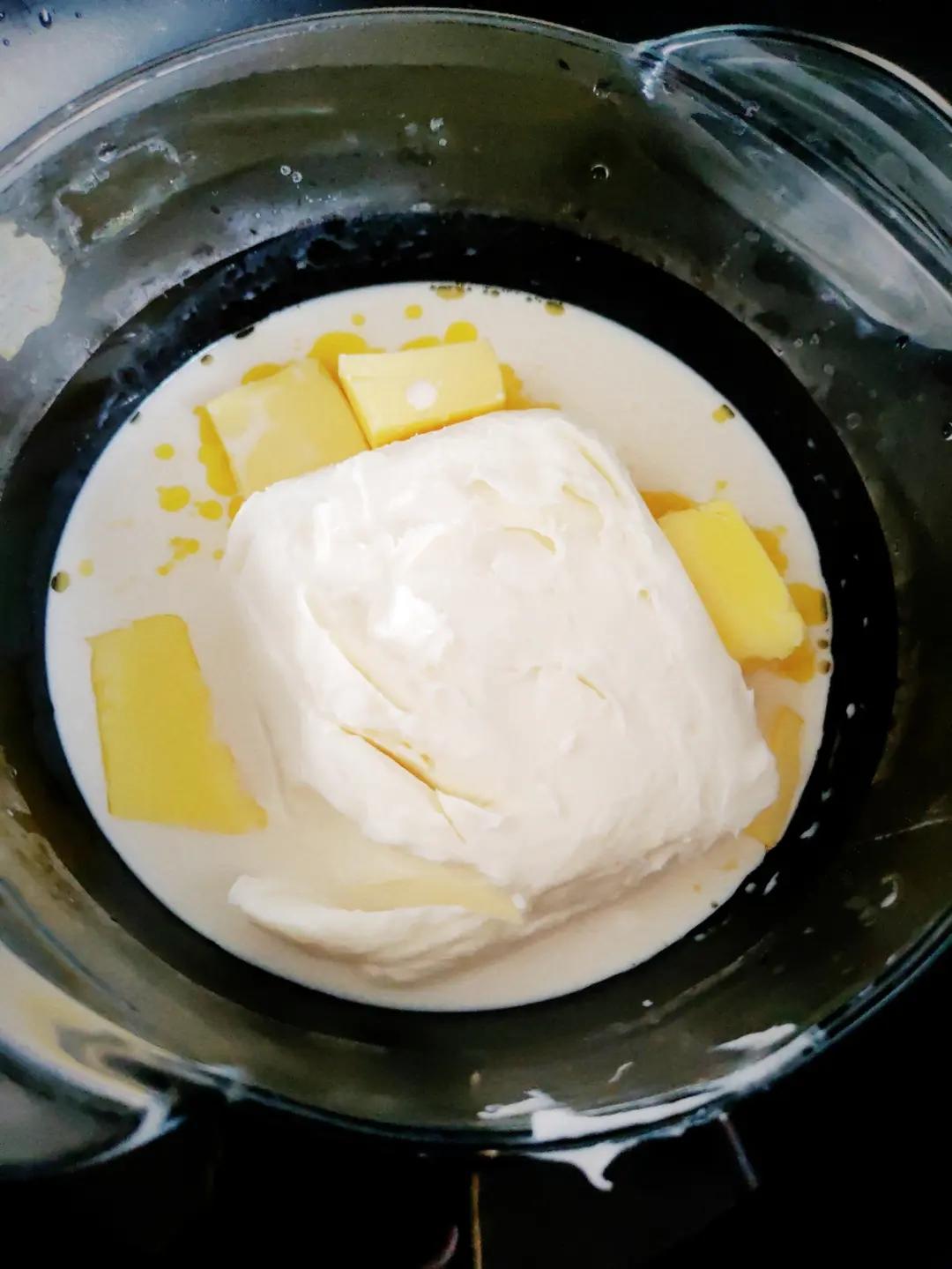 轻乳酪芝士蛋糕6寸#皮黑森林#