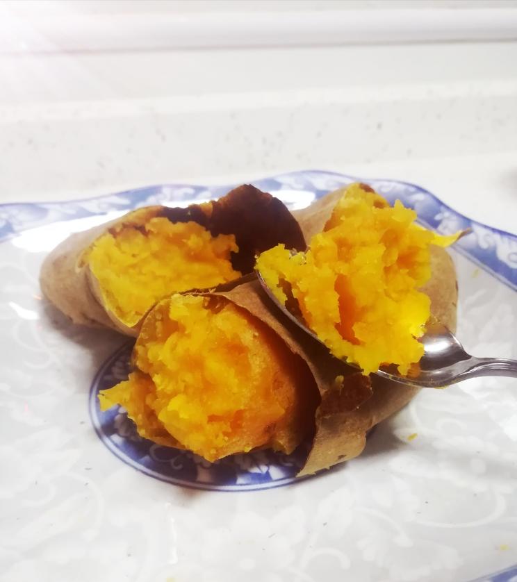 电烤箱烤红薯
