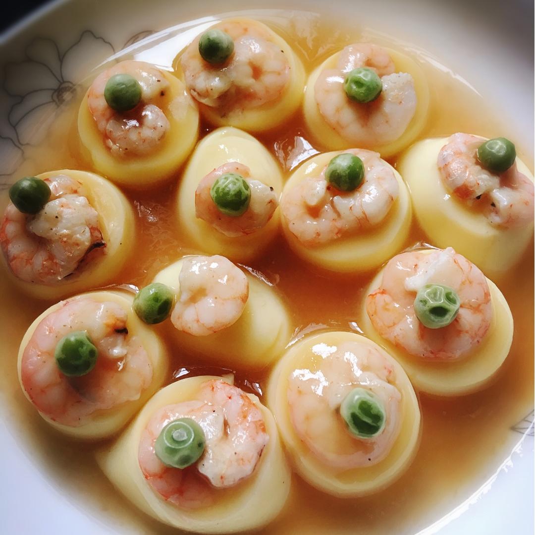 日本豆腐蒸虾仁