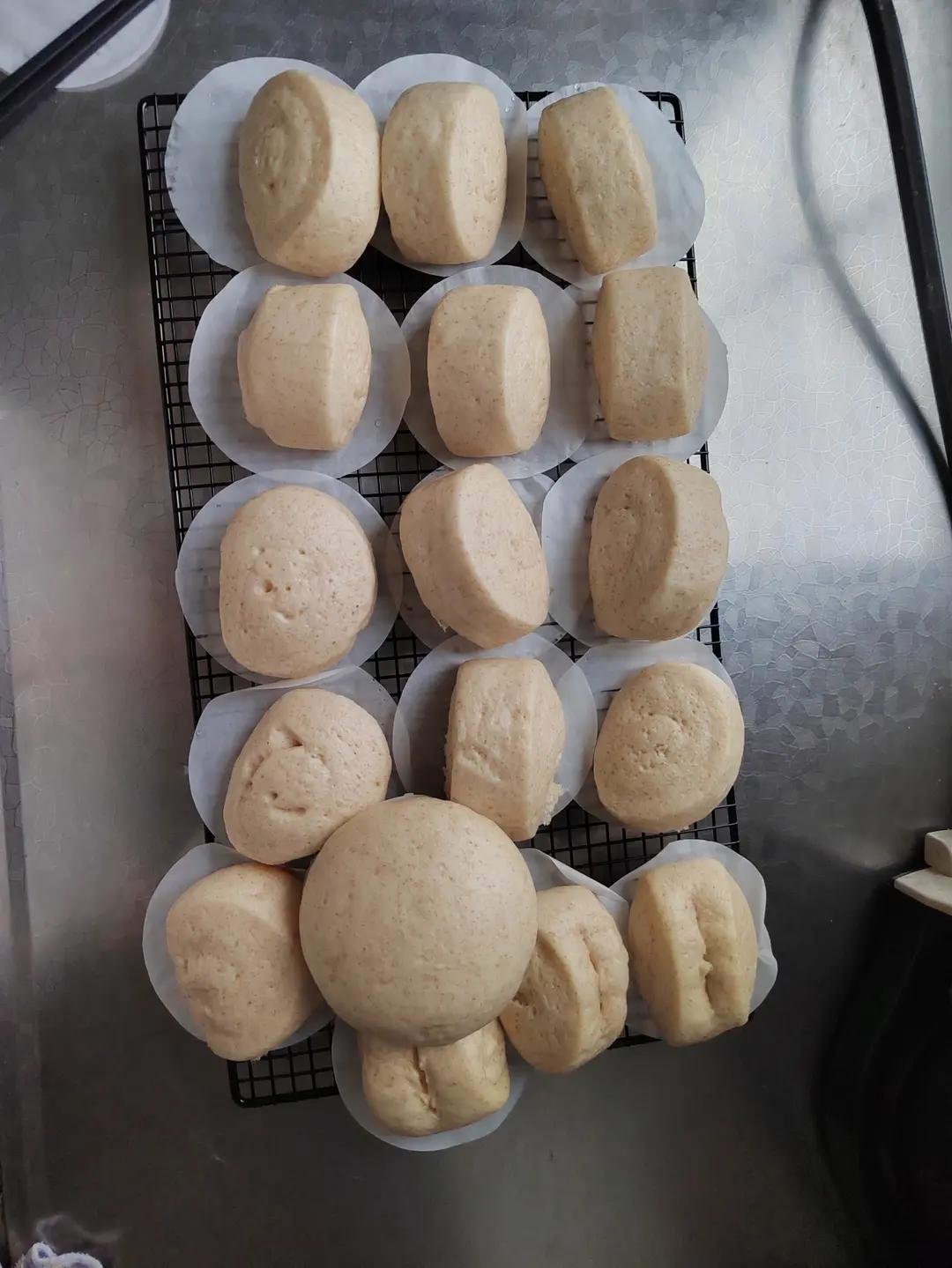 全麦馒头（一次发酵）