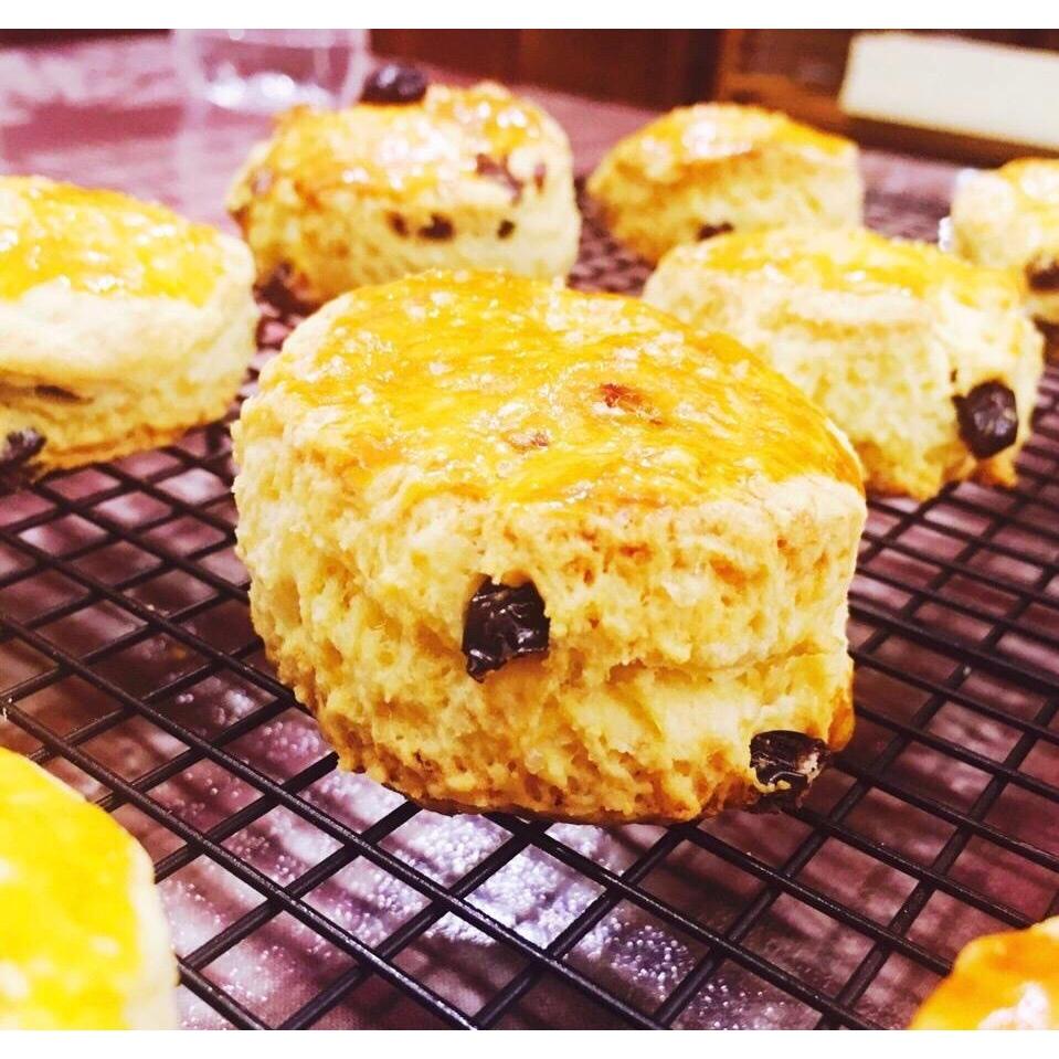 快手淡奶油蔓越莓司康（零失败）