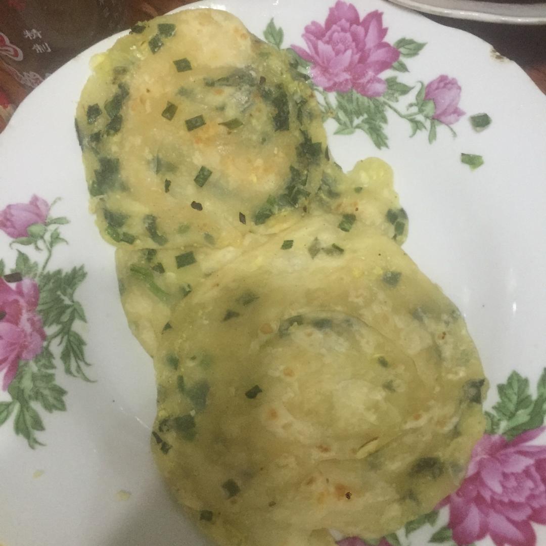 饺子皮葱油饼