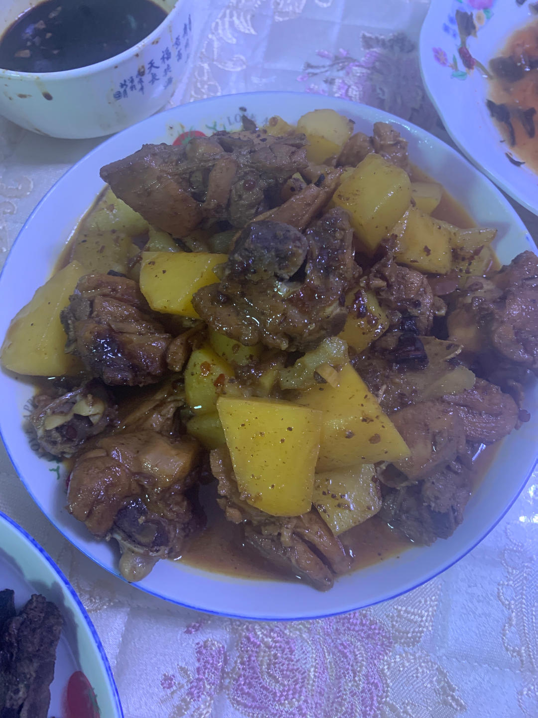 土豆炖鸡腿