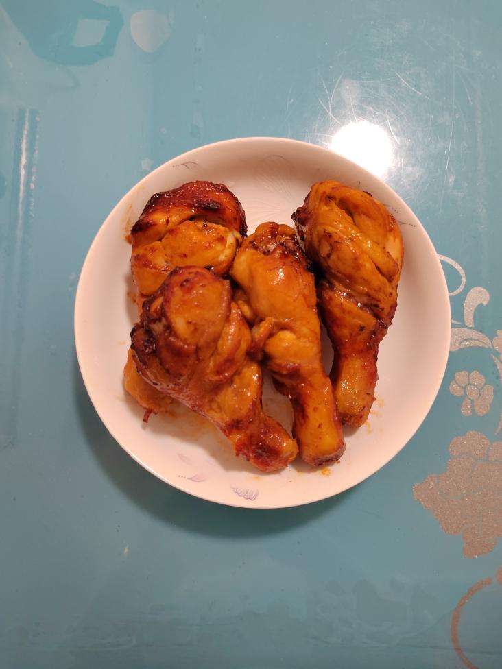 空气炸锅烤鸡腿，鲜嫩多汁