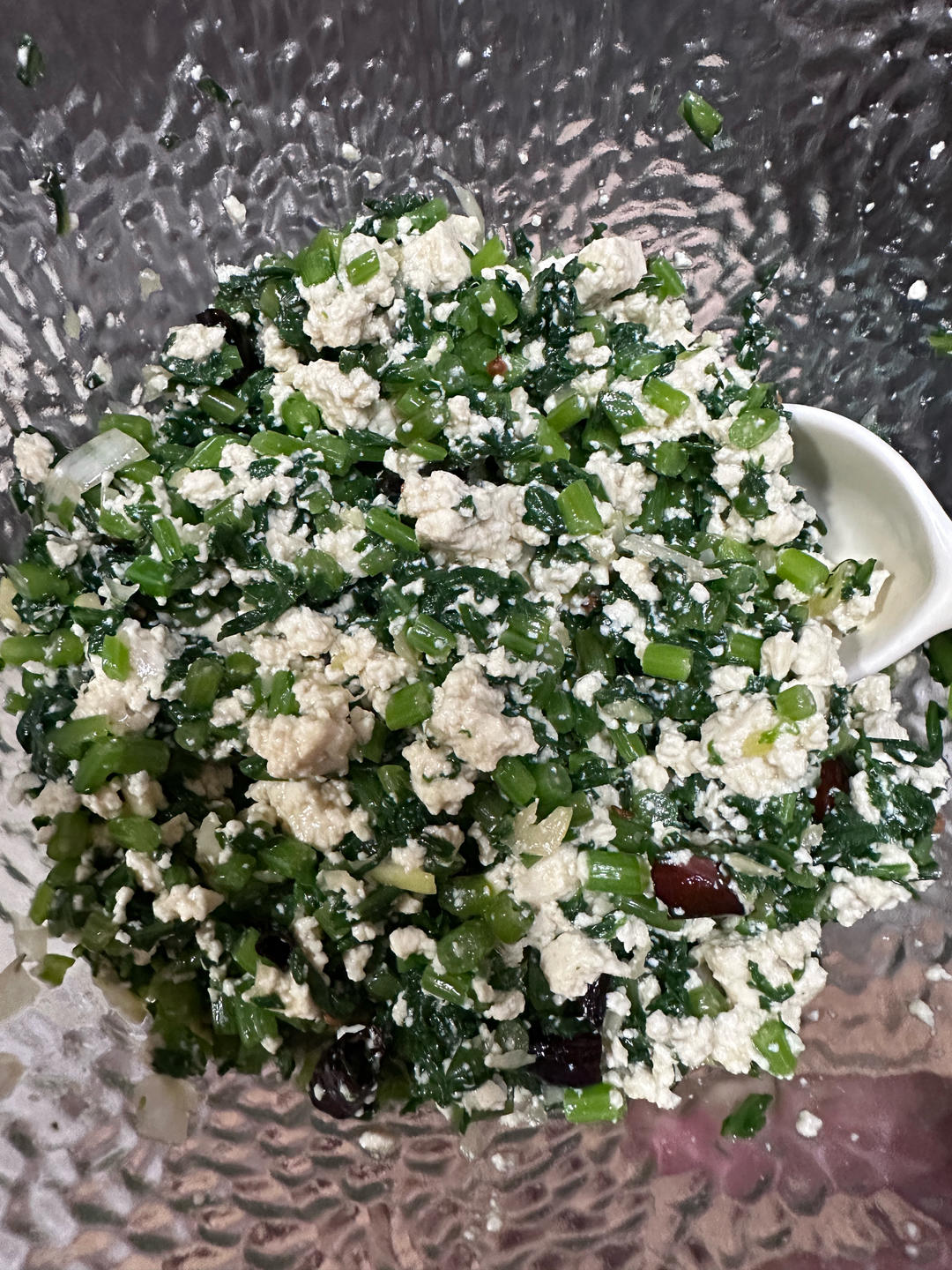 蒿子杆拌豆腐
