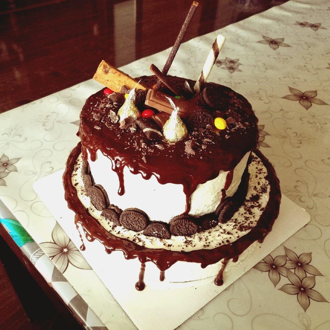 蛋糕淋面之一：甘那许淋面（详细解答淋面太稠的问题）