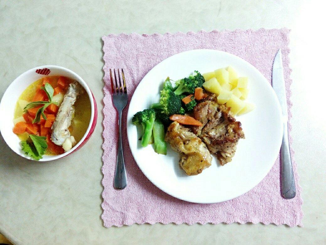 一个人也得下厨房