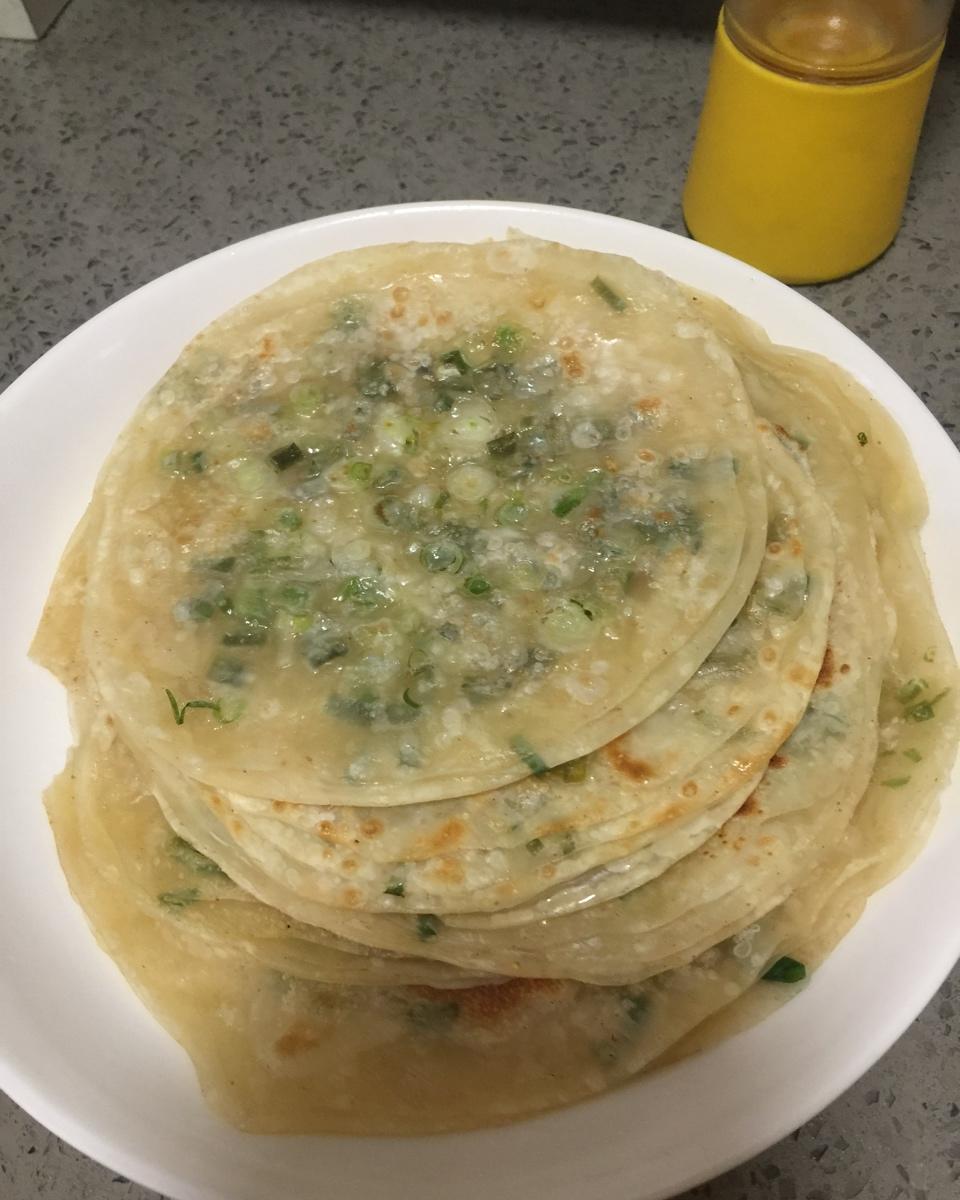 葱油饼（饺子皮版）