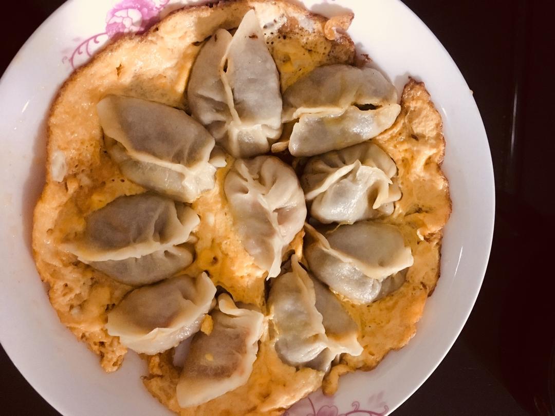 懒人快手抱蛋煎饺