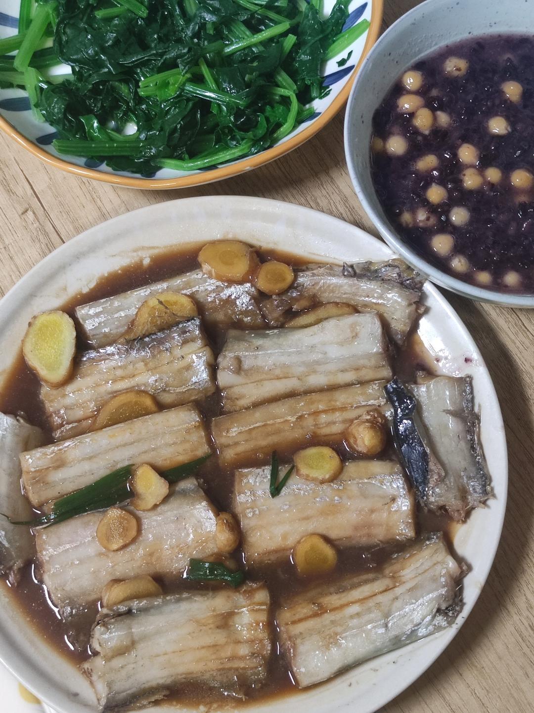 鲜嫩无比的清蒸带鱼
