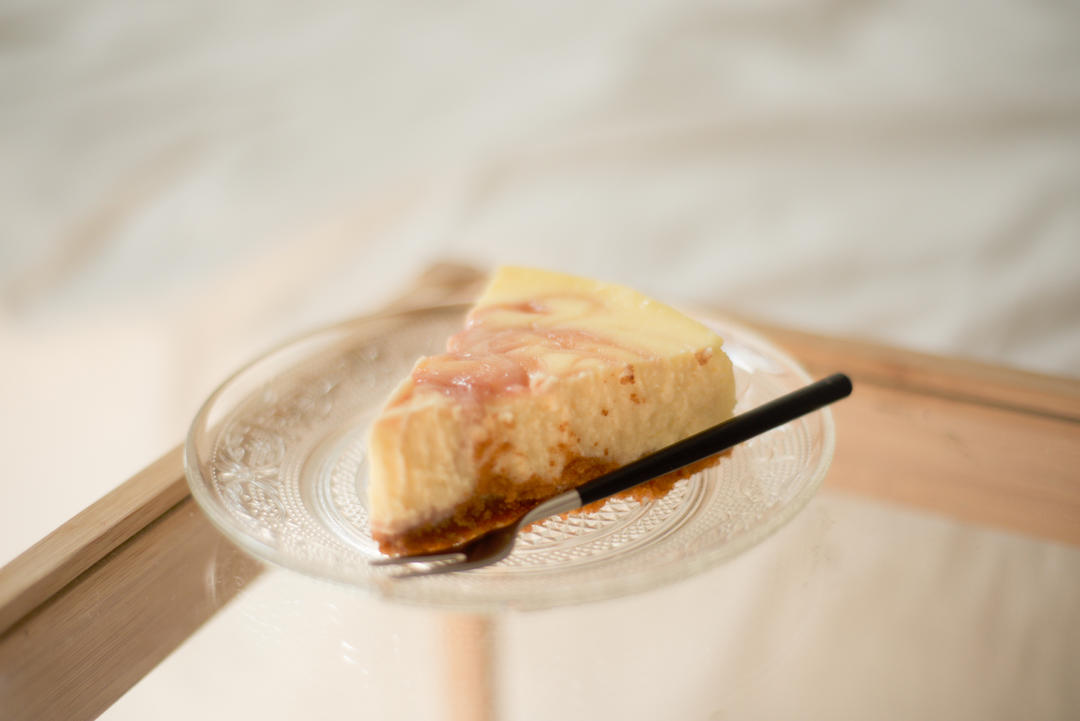 《Tinrry下午茶》教你做烤蓝莓重芝士蛋糕（6寸配方）