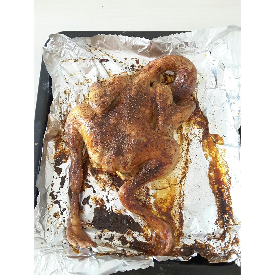 田螺姑娘超级简单不用腌制脆皮烤鸡