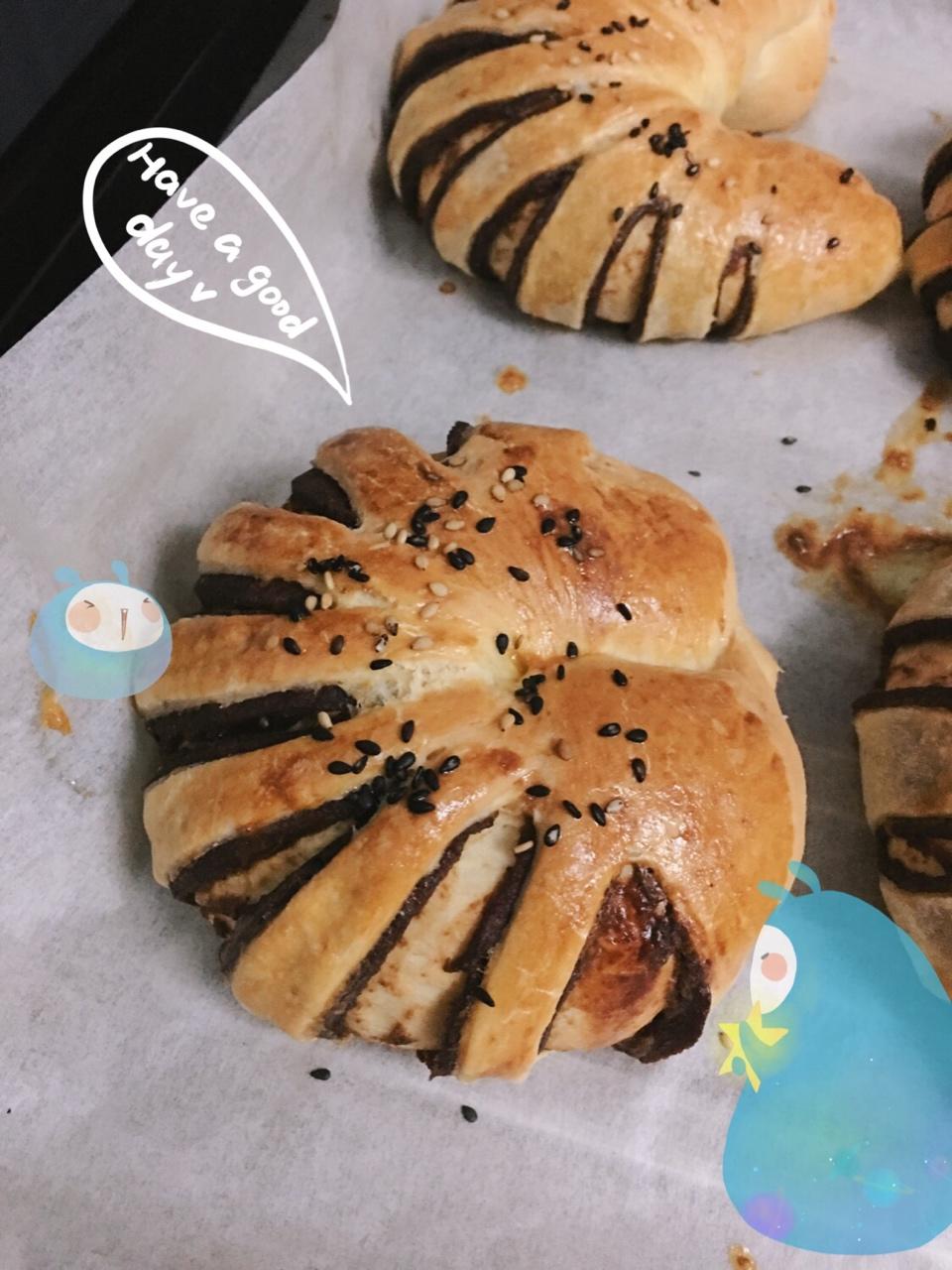 枣泥卷面包
