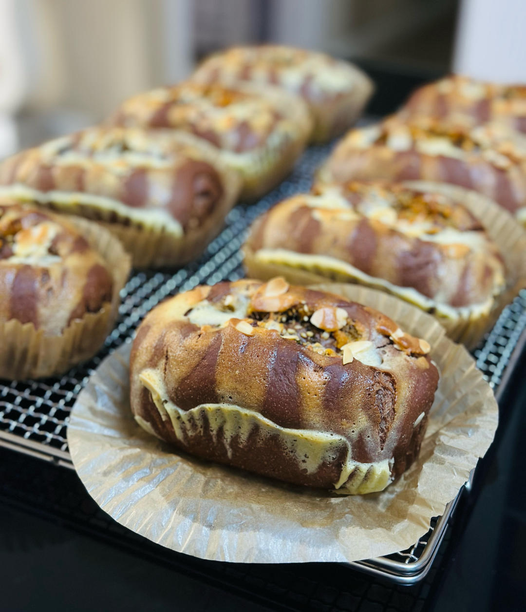 可可花生肉松堡