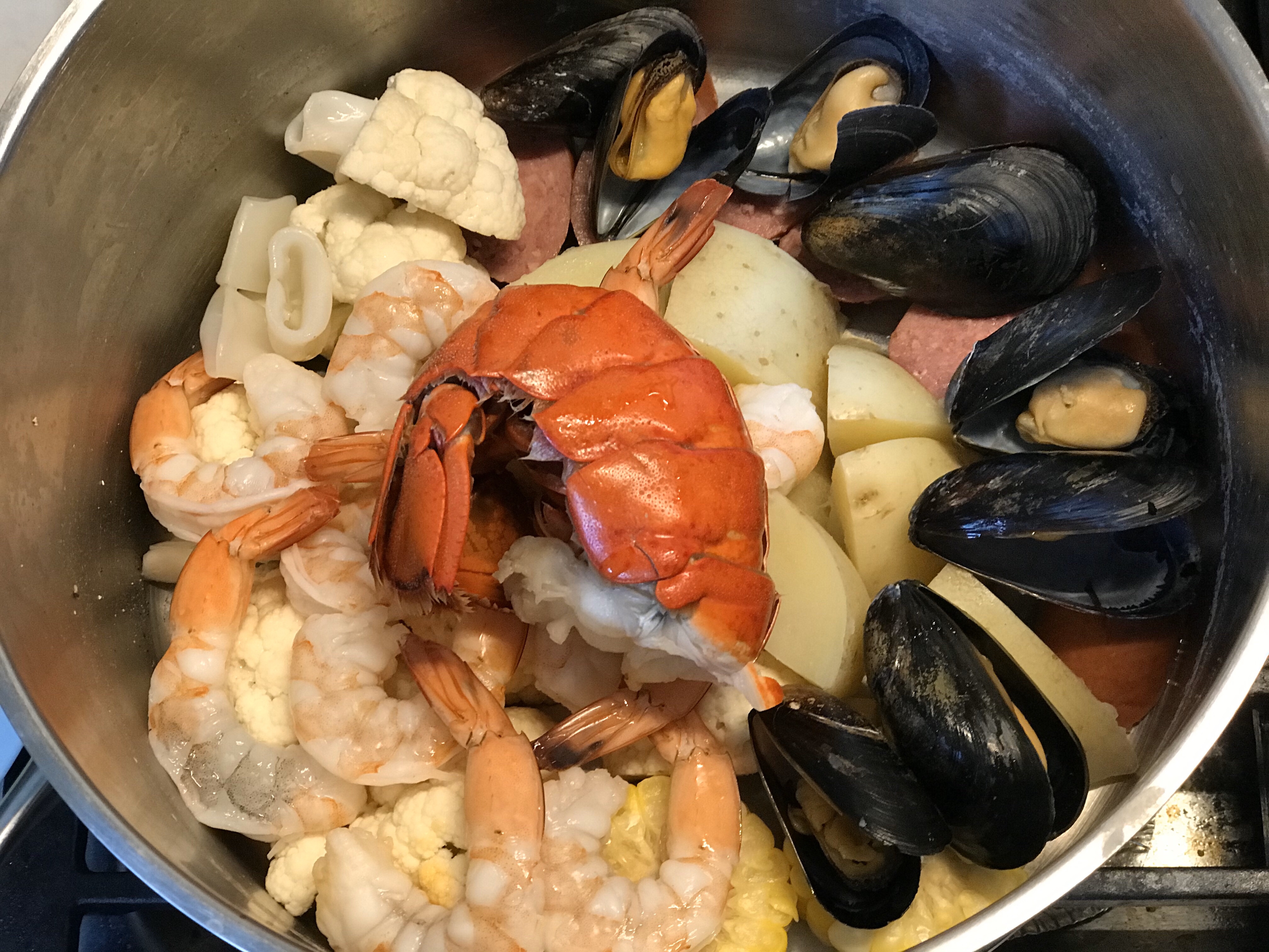 美式麻辣海鲜锅（Boiling Crab - Whole Shabang）