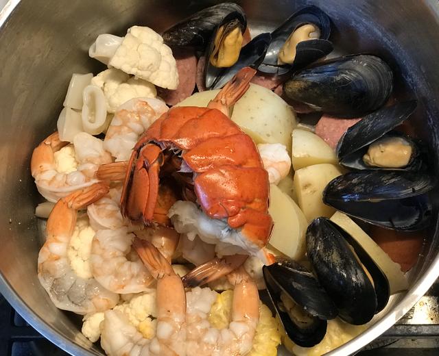 美式麻辣海鲜锅（Boiling Crab - Whole Shabang）
