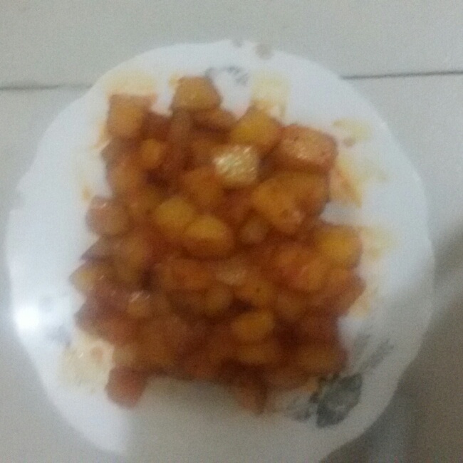 番茄酱土豆丁