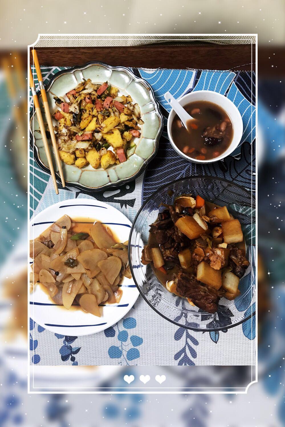 萝卜红烧排骨