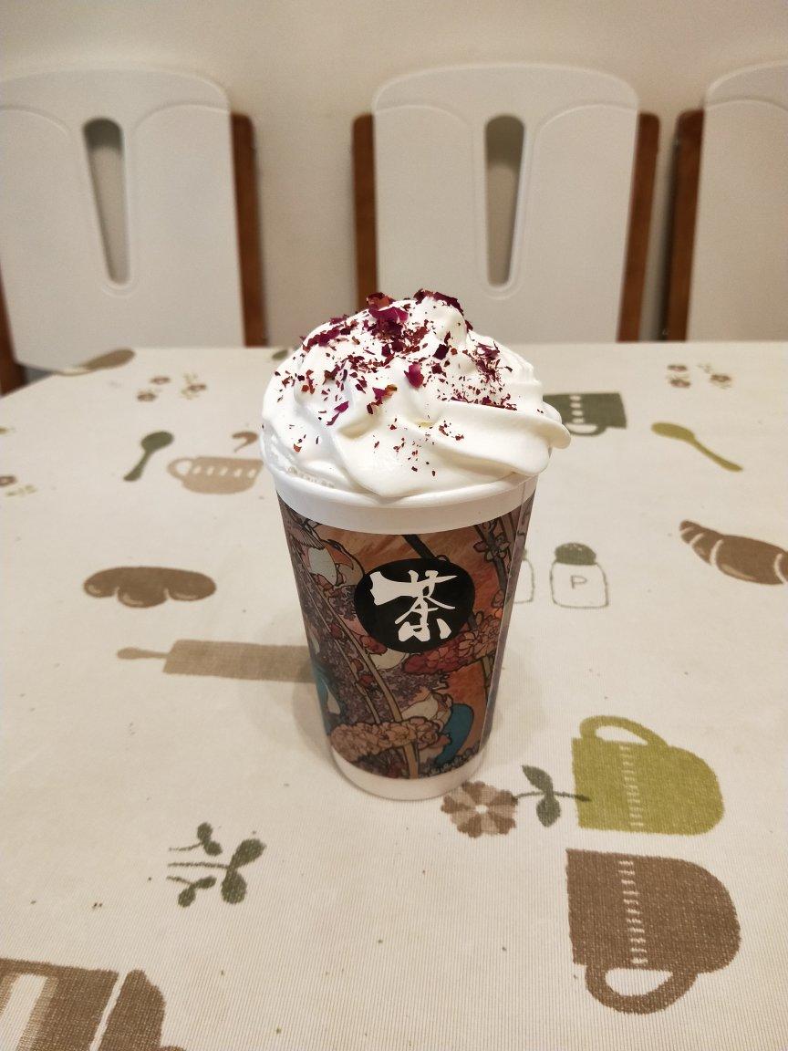 幽兰拿铁 (茶颜悦色同款忌廉雪顶奶茶，茶亭序落花红冷)