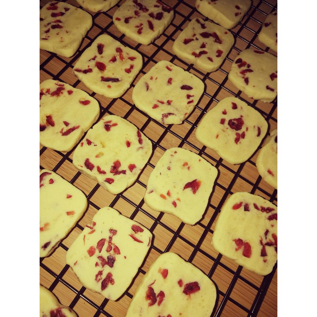 低糖少油版蔓越莓饼干