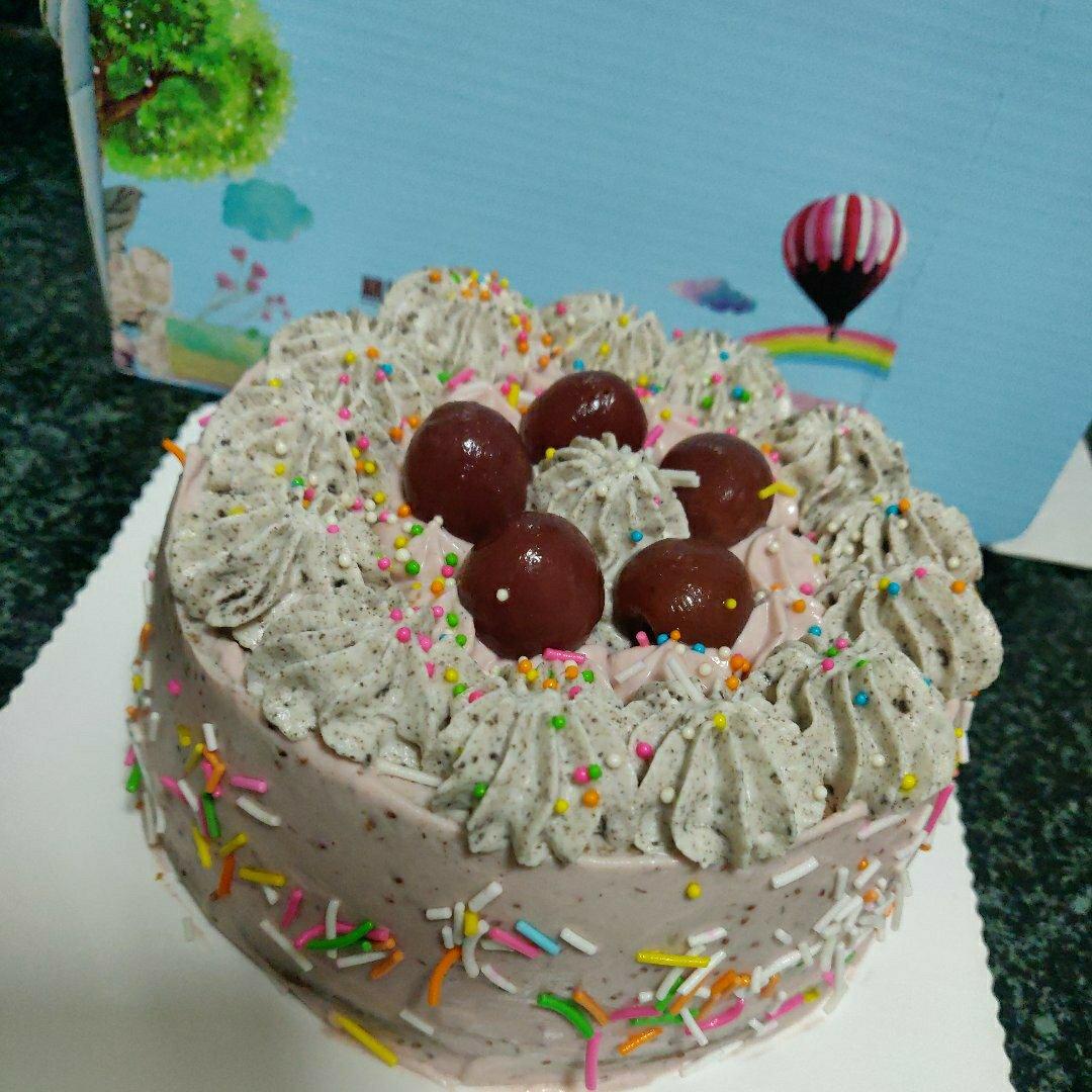 🔥奥利奥咸奶油淋面生日蛋糕（八寸）