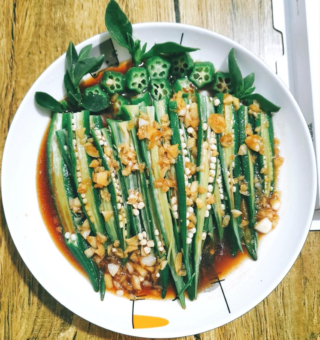 ‼️从此爱上秋葵‼️
白灼秋葵