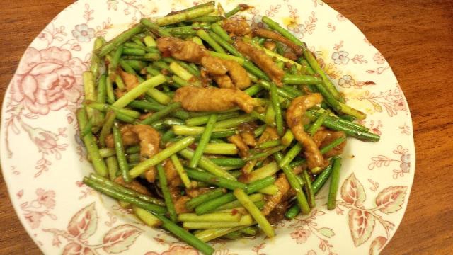 蒜薹炒肉
