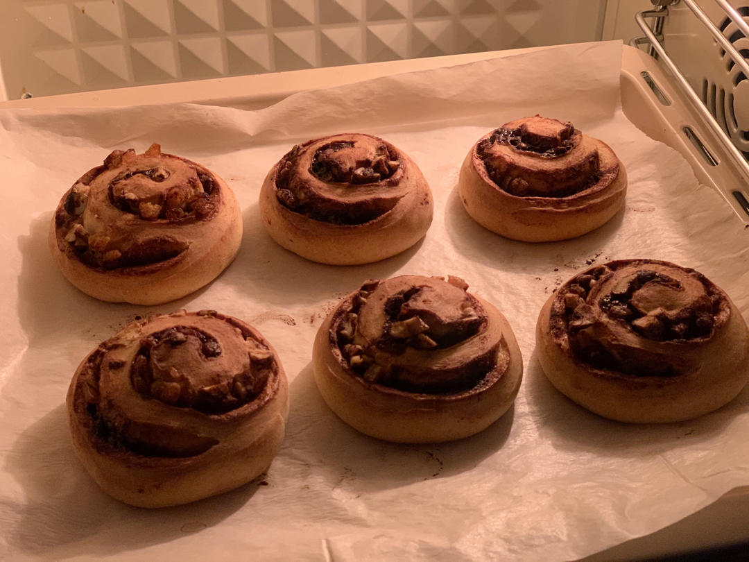 低油低糖版全麦肉桂卷