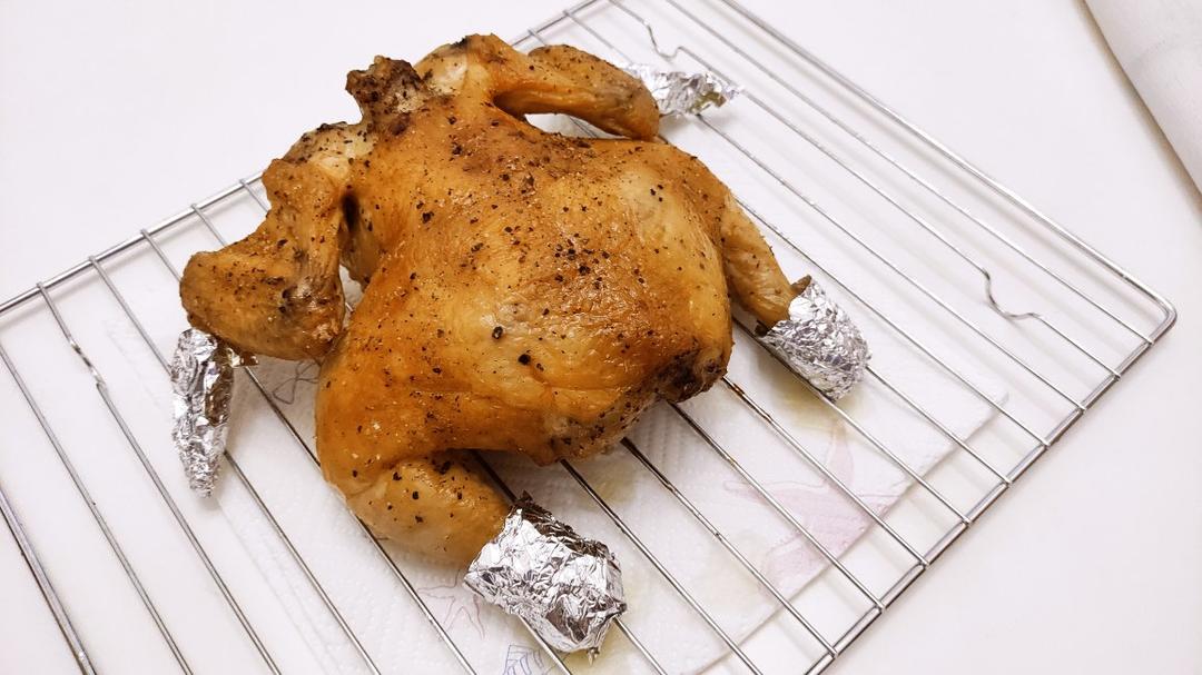 不用提前腌制超级简单的脆皮烤鸡