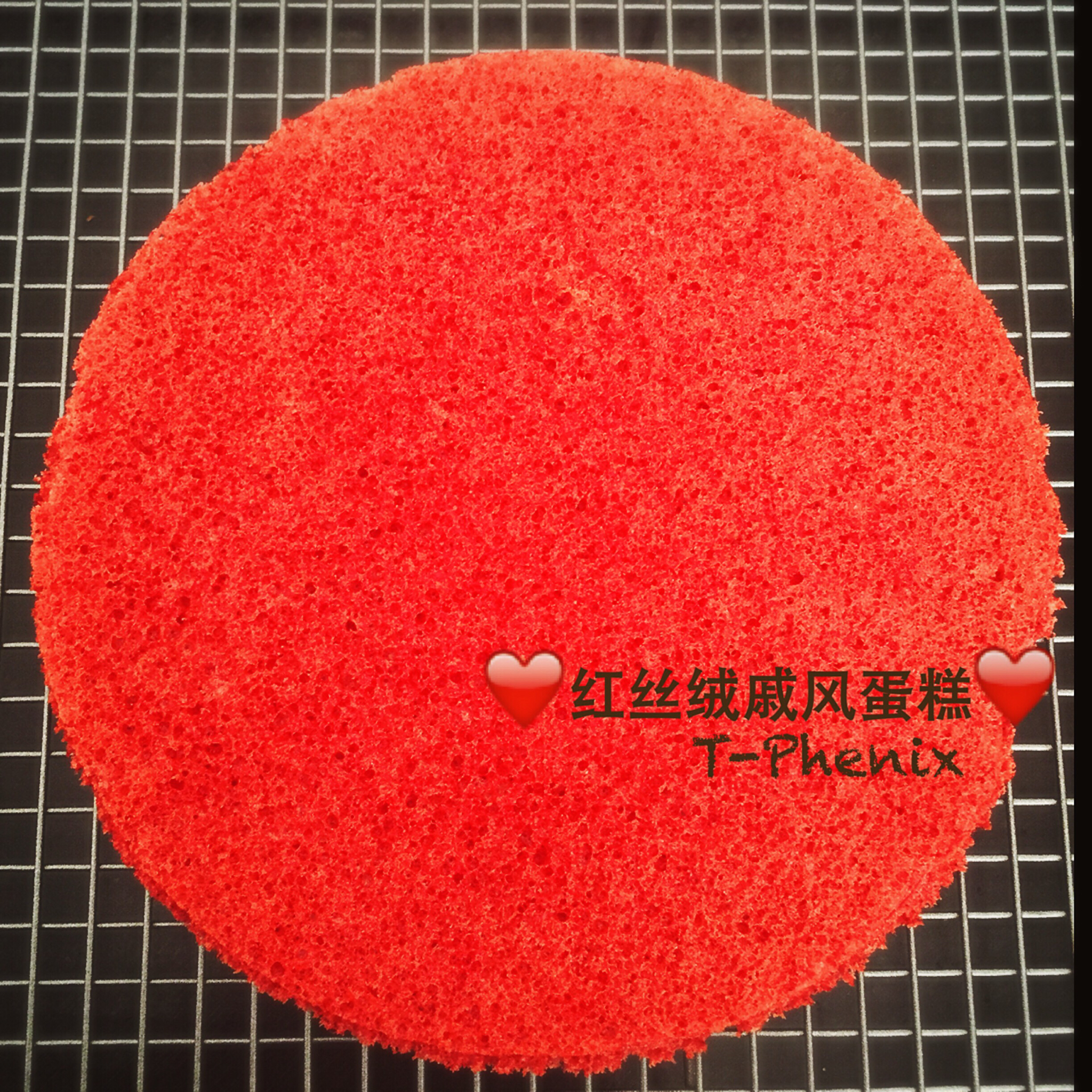 暖心红丝绒蛋糕［6寸绵软戚风版 ］