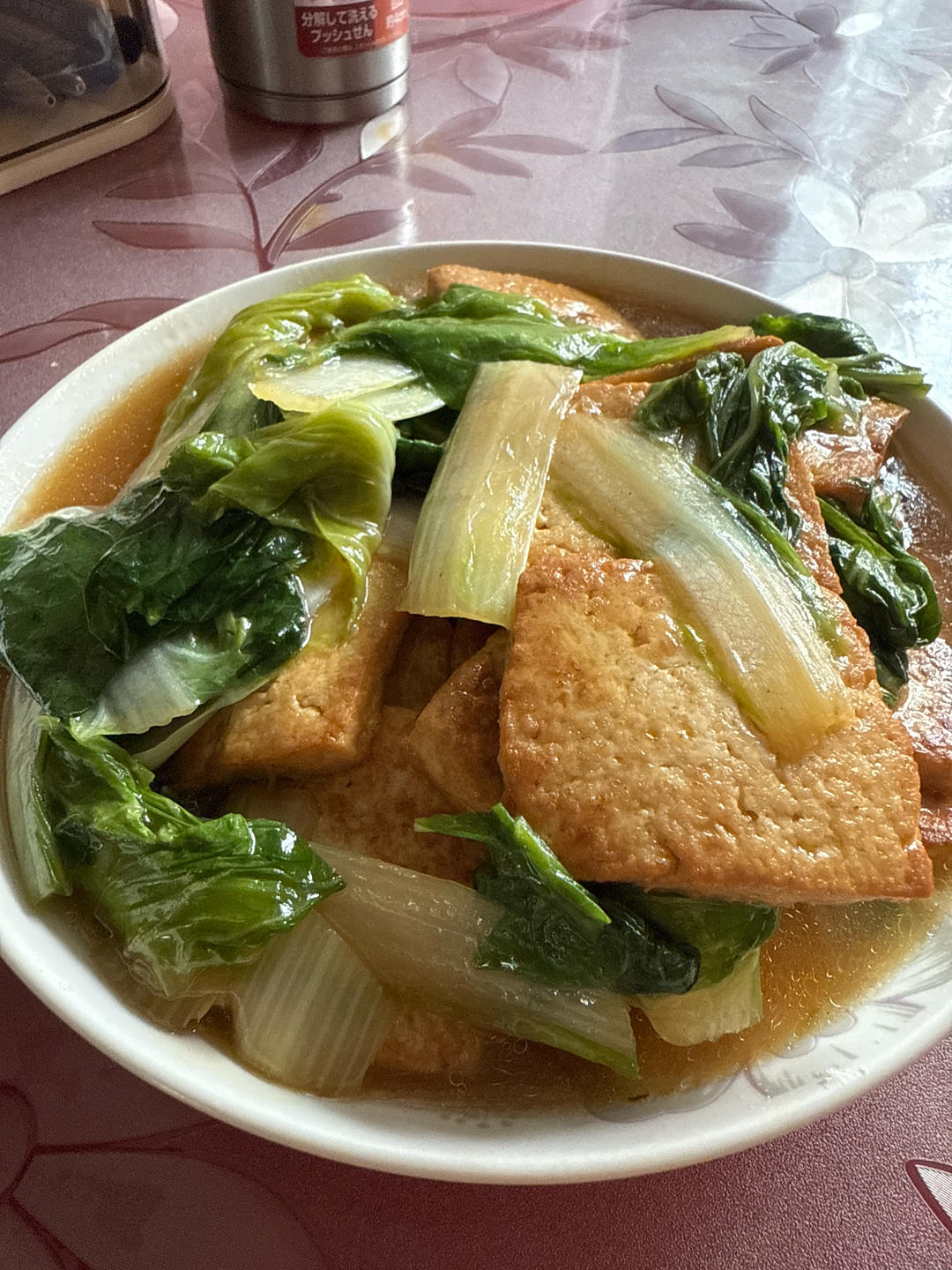 豆腐焖白菜