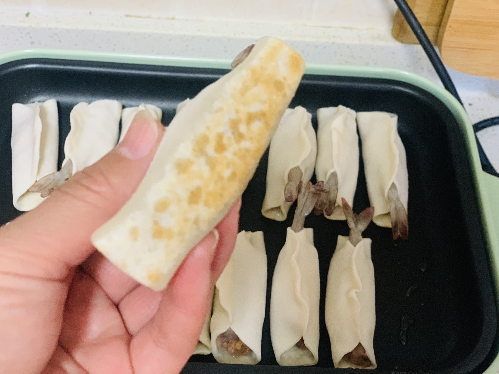 凤尾鲜虾饺的做法 步骤6