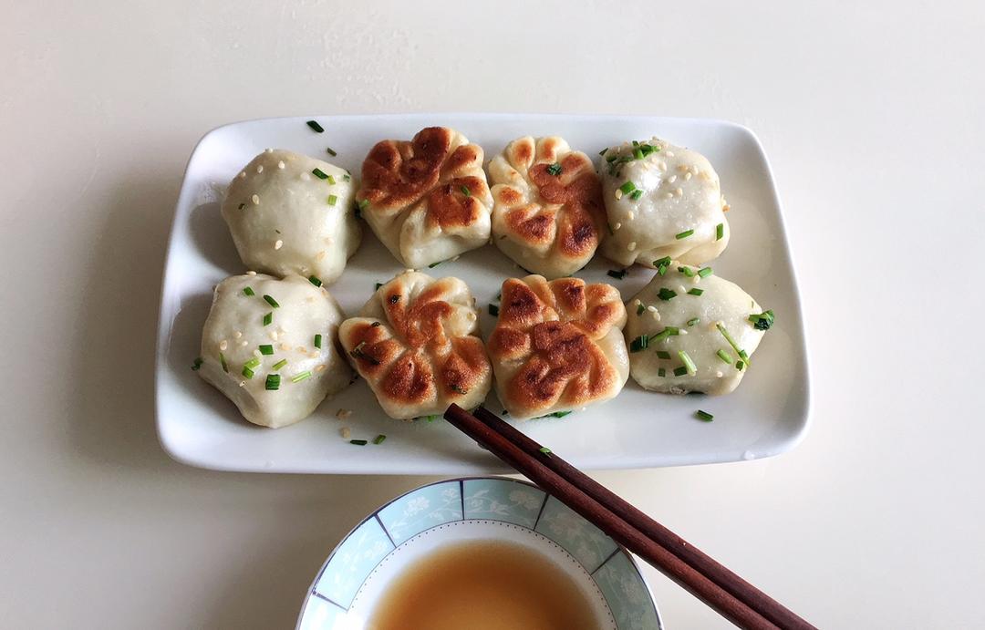 自己家的生煎包