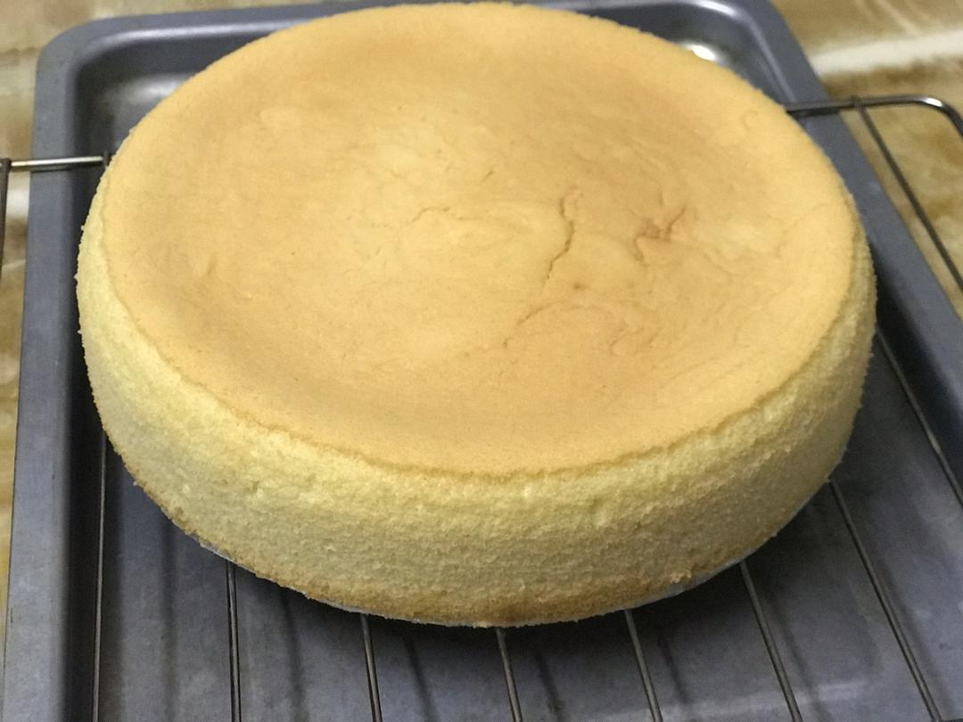 超好记八寸戚风蛋糕（后蛋法）
