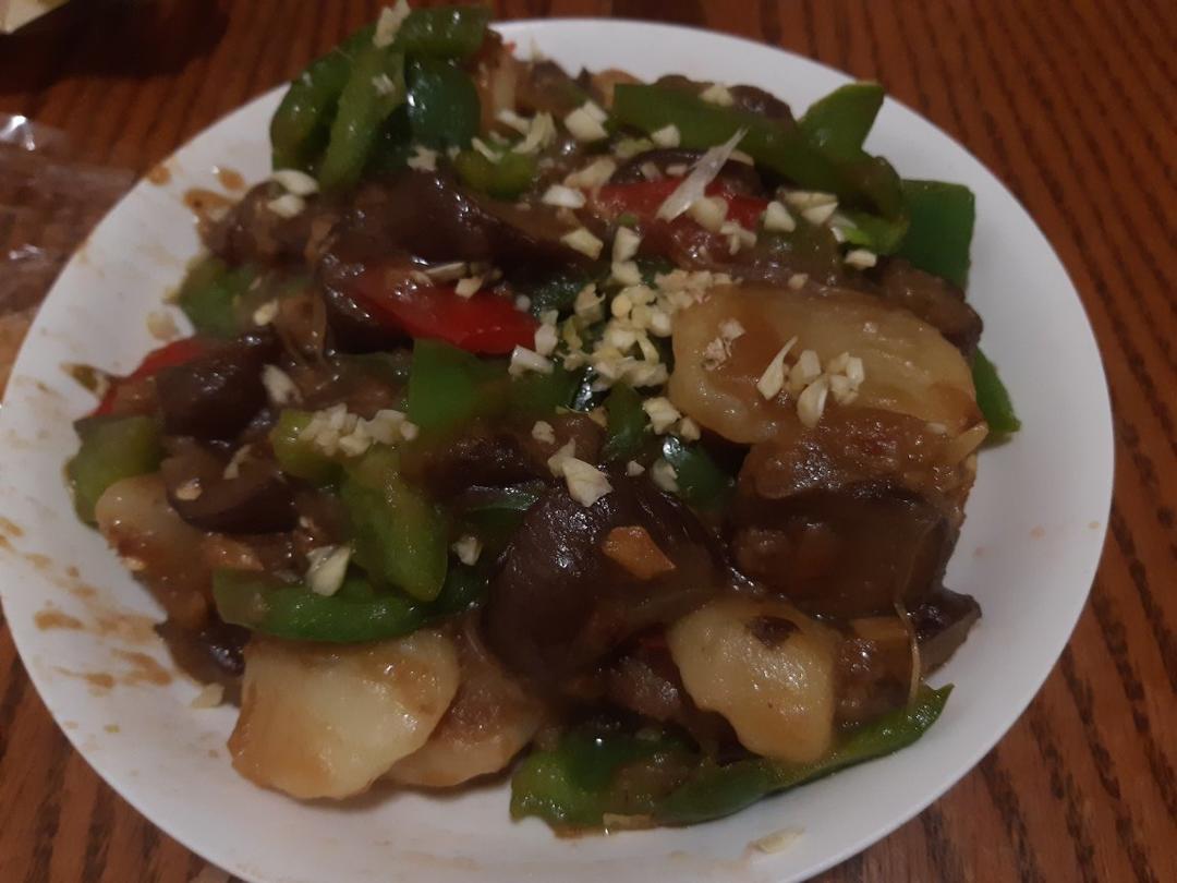 不油炸的少油地三鲜，好吃不油腻！家常版