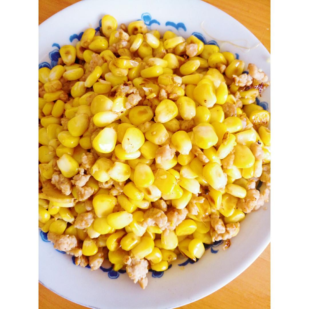 小仙女下凡尘做的玉米炒肉末【超级下饭的快手家常菜】