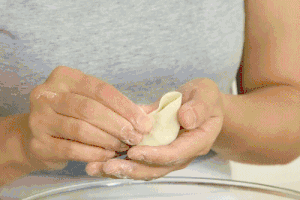 韭菜大虾蒸饺 Steamed Dumplings – Prawn & Chives的做法 步骤15